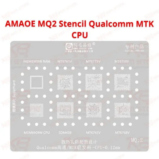 Qualcomm/MTK CPU MQ2 Stencil AMAOE