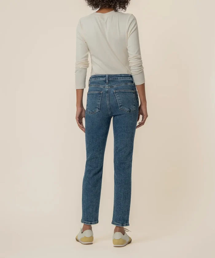 Rachael High Rise Mom Jean - Radiant