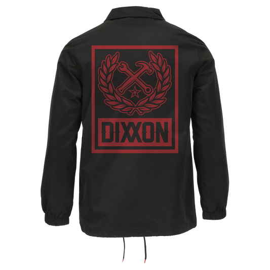 Red Box Crest Coaches Jacket - Black | Dixxon Flannel Co.