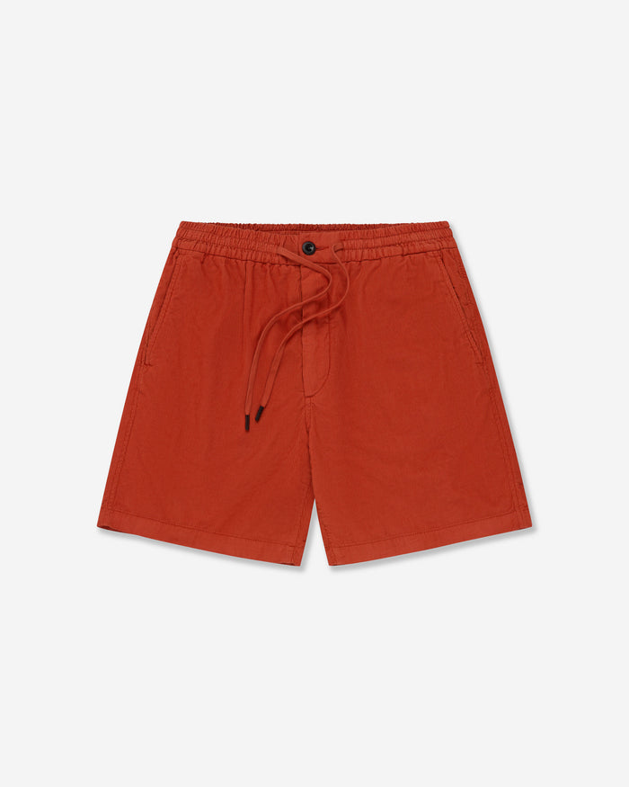 Regular fit corduroy Bermuda shorts