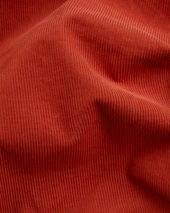 Regular fit corduroy Bermuda shorts