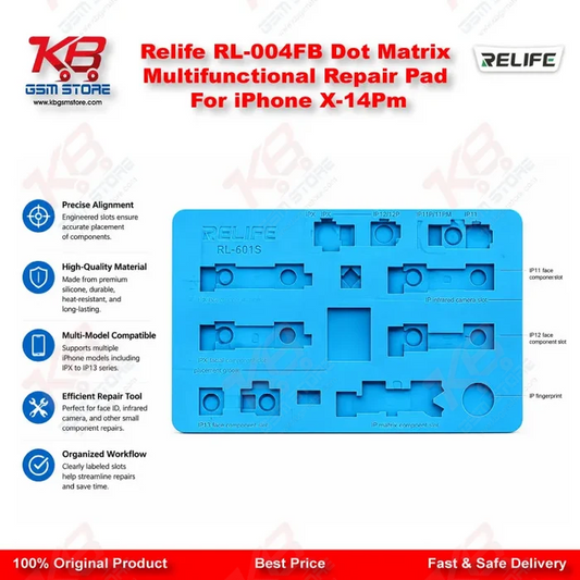 Relife RL-004FB Dot Matrix Multifunctional Repair Pad For iPhone X-14Pm