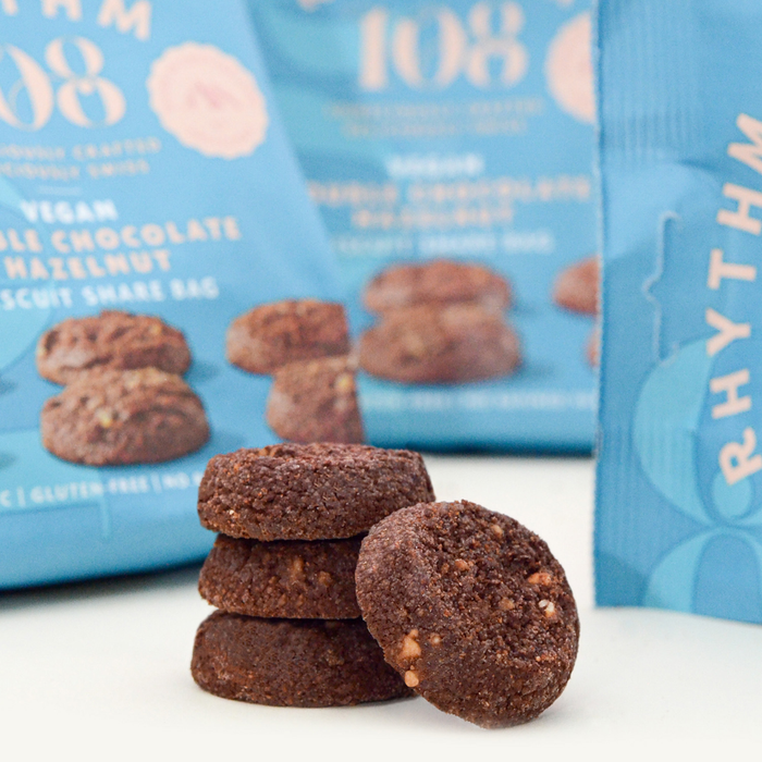 Rhythm 108 Ooh La La Tea Biscuit - Double Choco Hazelnut 135g