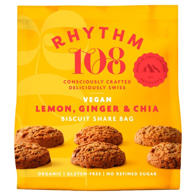 Rhythm 108 Ooh La La Tea Biscuit Lemon Ginger Chia 135g