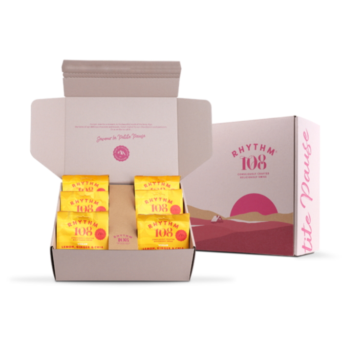 Rhythm 108 Ooh La La Tea Biscuit Lemon Ginger Chia 135g