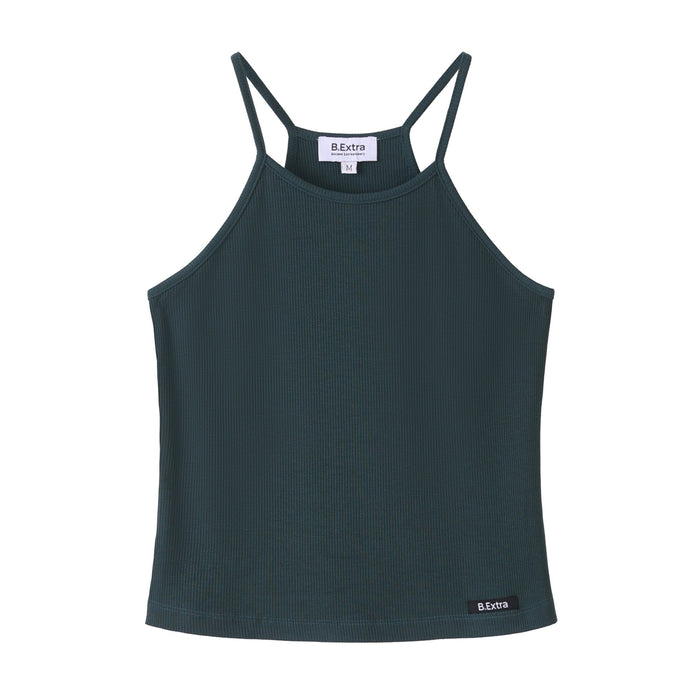 Ribbed Crop Top - Enchanted Green