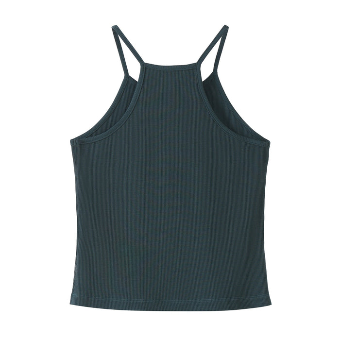 Ribbed Crop Top - Enchanted Green