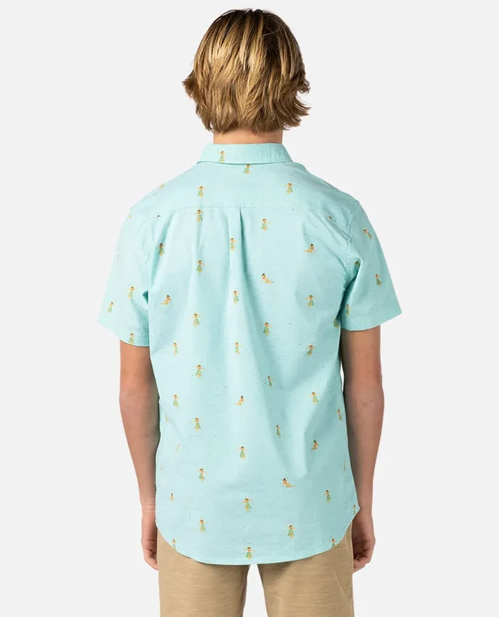 Rip Curl Mens Hula Breach Short Sleeve Button Up Shirt