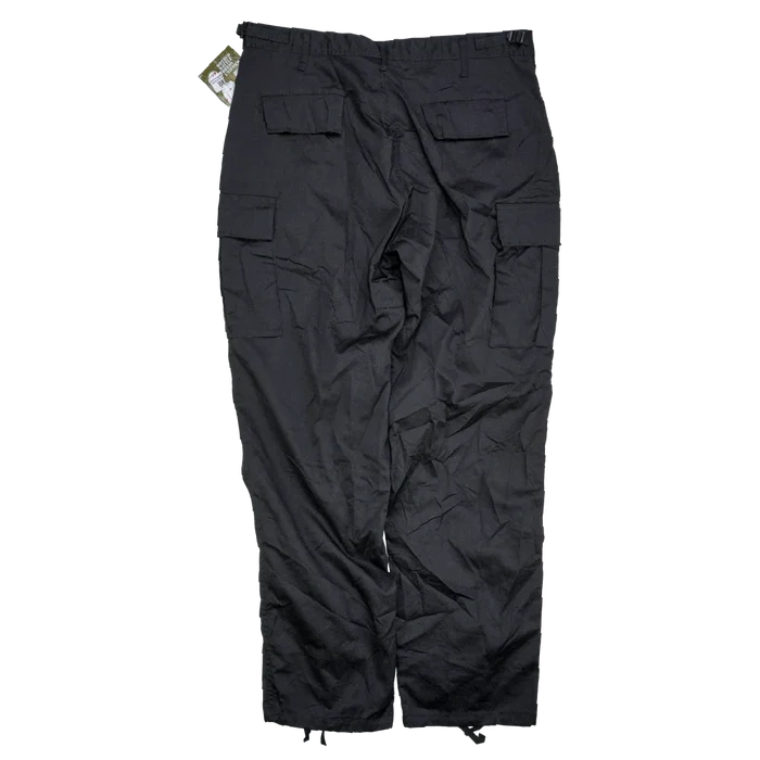 Rothco Black BDU Trousers - Large, Item 2 - Army & Outdoors - Combat Trousers