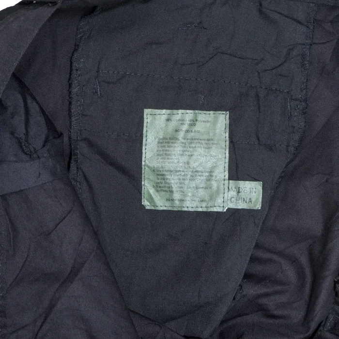 Rothco Black BDU Trousers - Large, Item 2 - Army & Outdoors - Combat Trousers