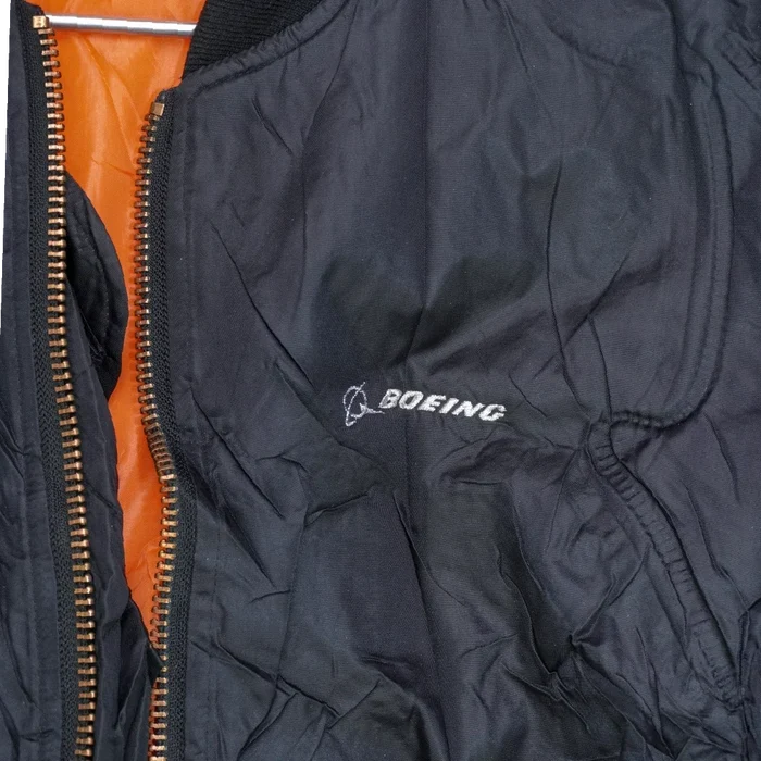 Rothco MA-1 Olive Flight Jacket w/ Boeing Logo - XLarge - Army & Outdoors - Flight Jackets