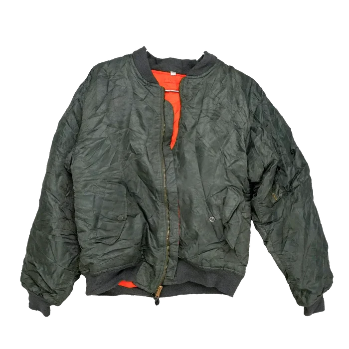 Rothco Olive MA-1 Flight Jacket - 2XLarge - Army & Outdoors - Flight Jackets