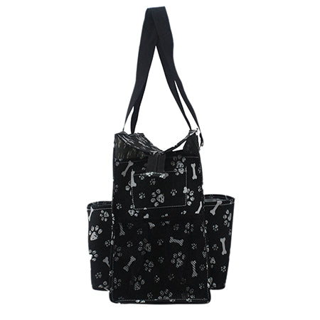 Round Of a Paws NGIL Zippered Caddy Large Organizer Tote Bag