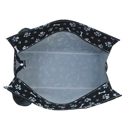 Round Of a Paws NGIL Zippered Caddy Large Organizer Tote Bag
