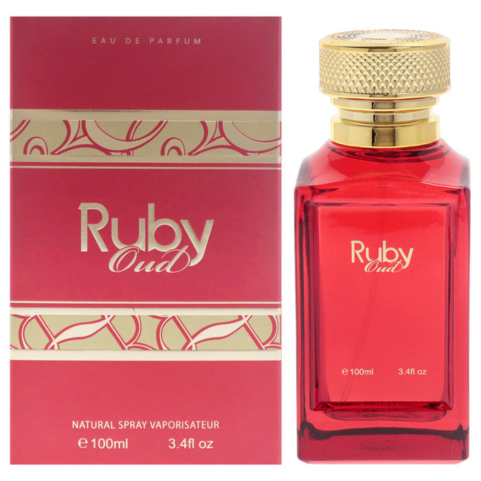 Ruby Oud by Fine Perfumery for Unisex - 3.4 oz EDP Spray