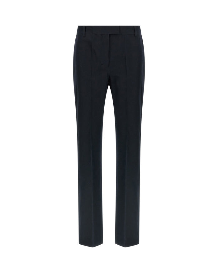 'S Max Mara Blue Cotton Flared Pants
