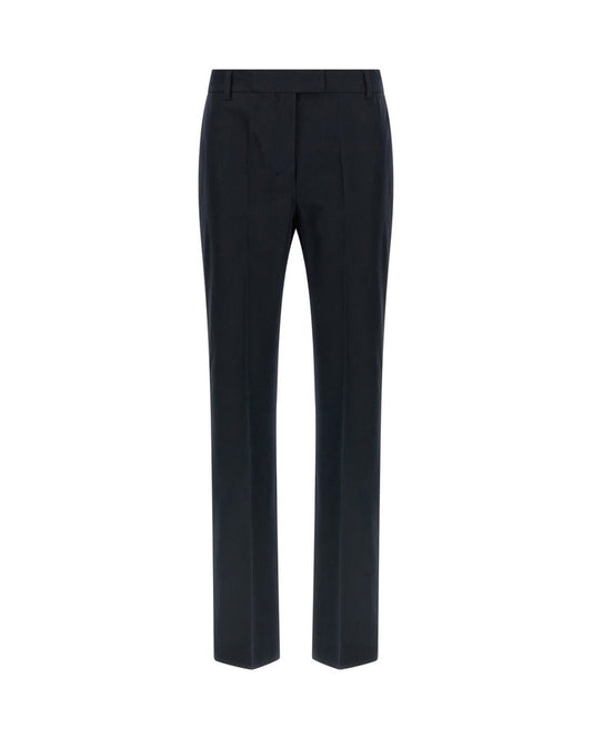 'S Max Mara Blue Cotton Flared Pants