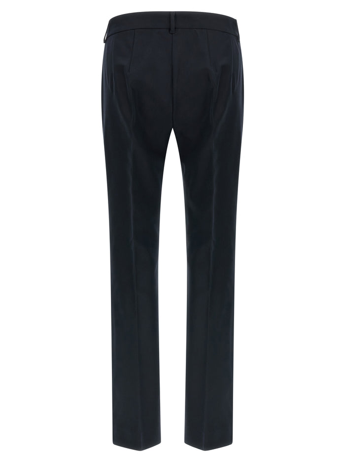 'S Max Mara Blue Cotton Flared Pants
