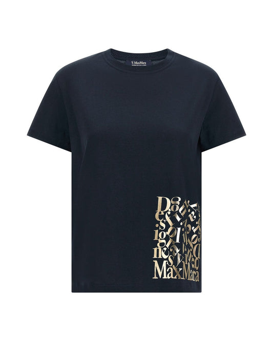 'S Max Mara Blue Cotton T-Shirt