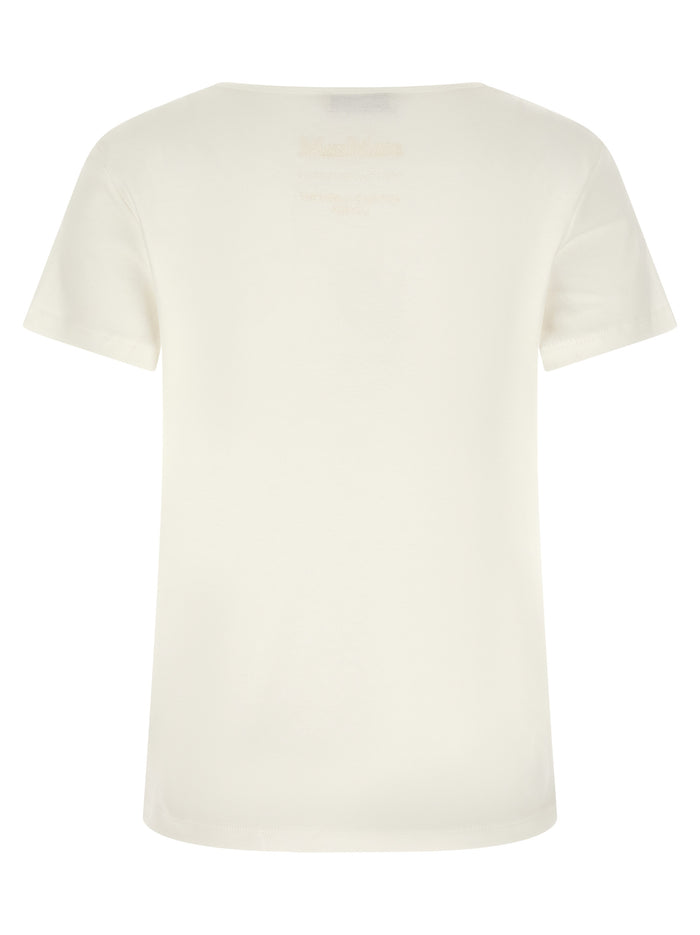 'S Max Mara White Cotton T-Shirt