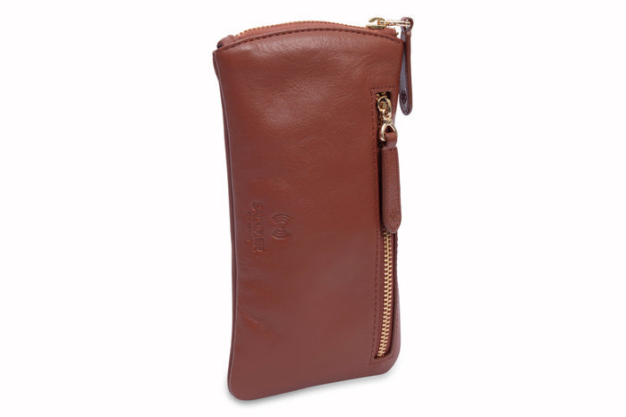 Mabel Leather Glasses Case - Bascora
