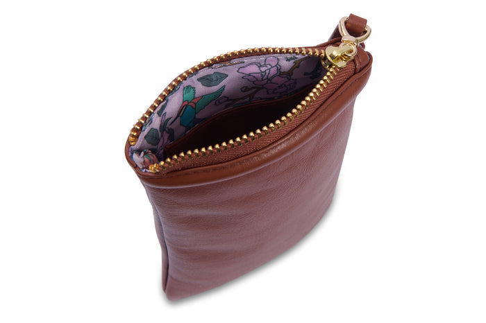 Mabel Leather Glasses Case - Bascora
