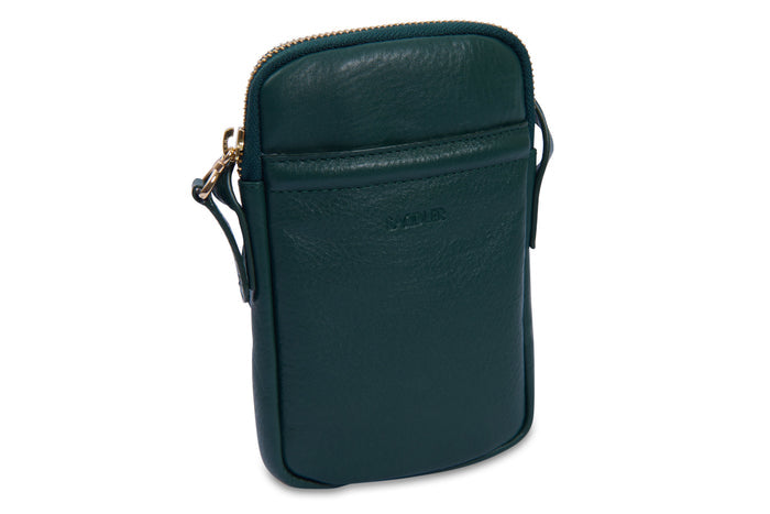 Margot RFID Leather Phone Pouch - Bascora
