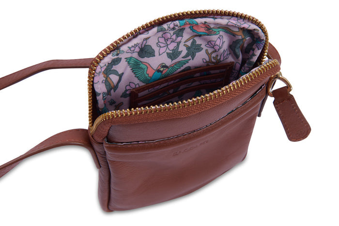 Margot RFID Leather Phone Pouch - Bascora