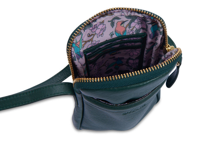 Margot RFID Leather Phone Pouch - Bascora