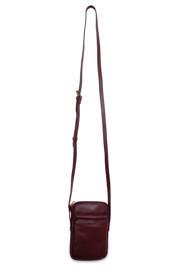 Margot RFID Leather Phone Pouch - Bascora