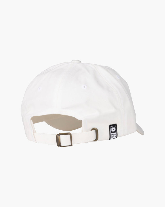 Salty Crew Postcard Women's Dad Hat - Black - White - Light Blue Hats