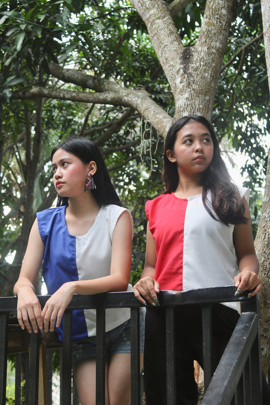 Samantha Blue Sleeveless