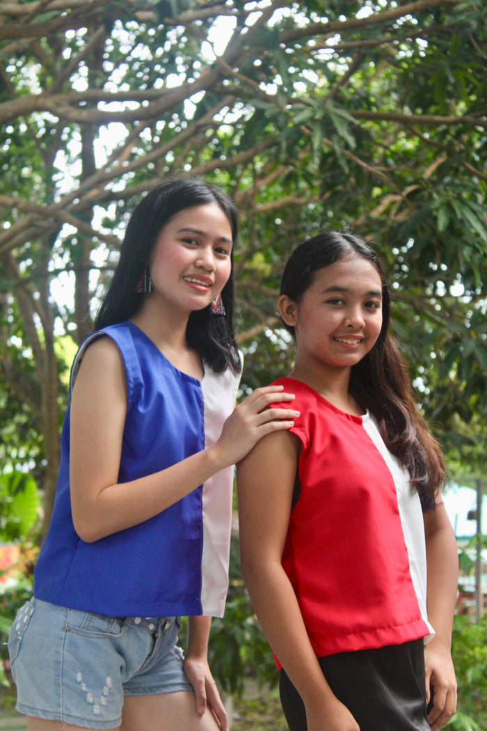 Samantha Blue Sleeveless