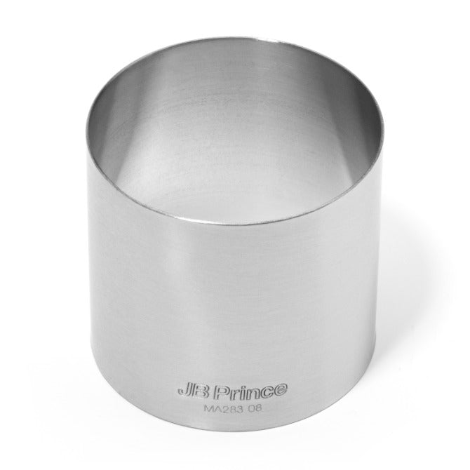 Seamless Stainless Steel Ring by JB Prince - 2.3 x 2.9 inches