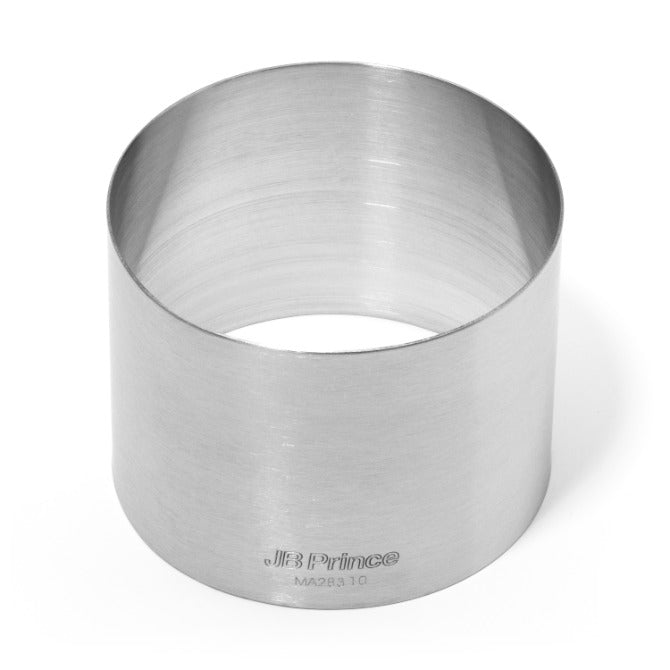 Seamless Stainless Steel Ring by JB Prince - 2.3 x 2.9 inches