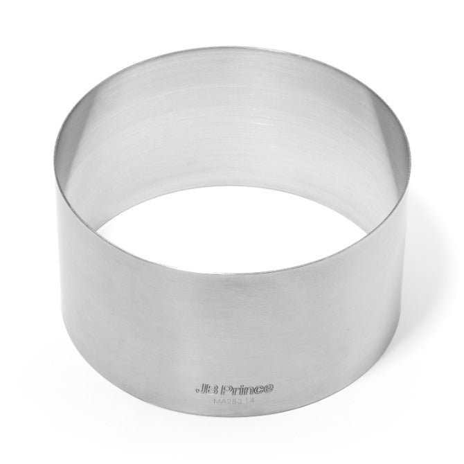 Seamless Stainless Steel Ring by JB Prince - 2.3 x 2.9 inches
