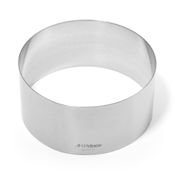 Seamless Stainless Steel Ring by JB Prince - 2.3 x 2.9 inches