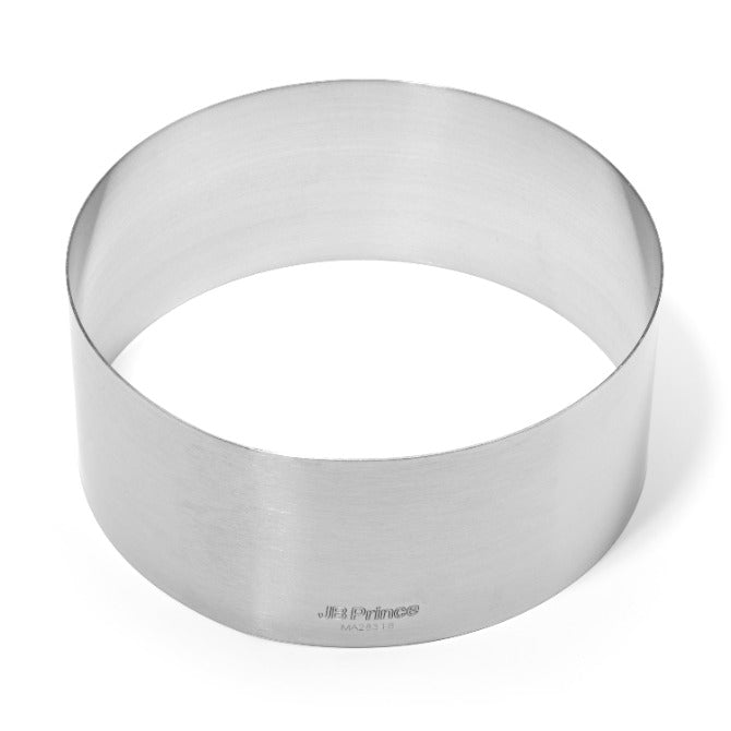 Seamless Stainless Steel Ring by JB Prince - 2.3 x 2.9 inches
