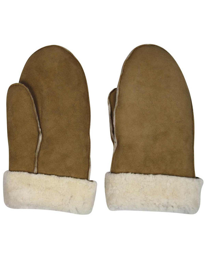 Sheepskin Mitts - Tan