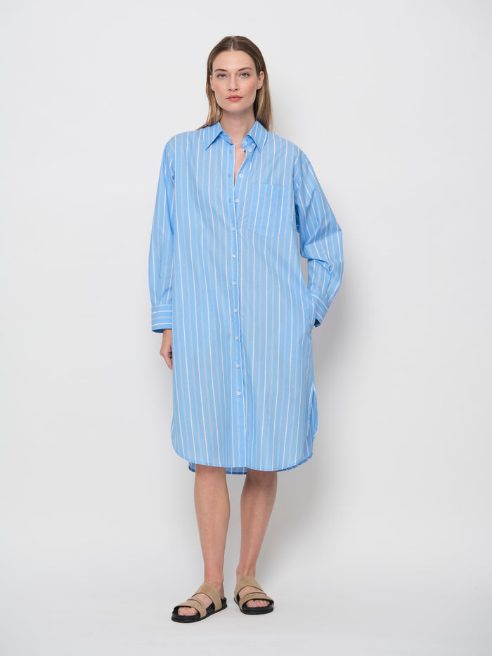 Shirt Dress With Waist Tie