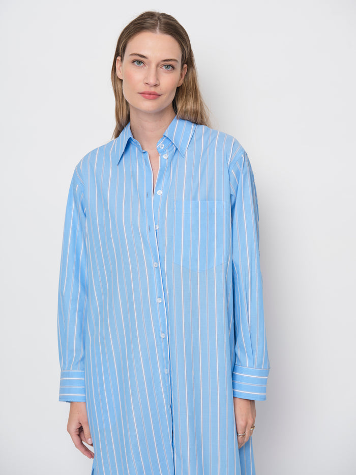 Shirt Dress With Waist Tie