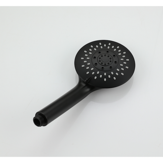 Shower Head Handheld Round - Black