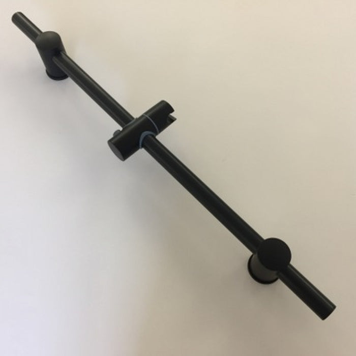 Shower Slide Round Black/Chrom