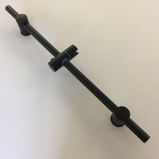 Shower Slide Round Black/Chrom
