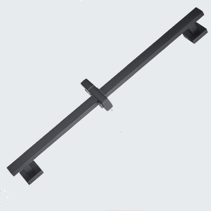 Shower Slider Bar - Black/Chrome
