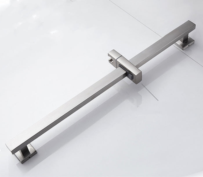 Shower Slider Bar - Black/Chrome