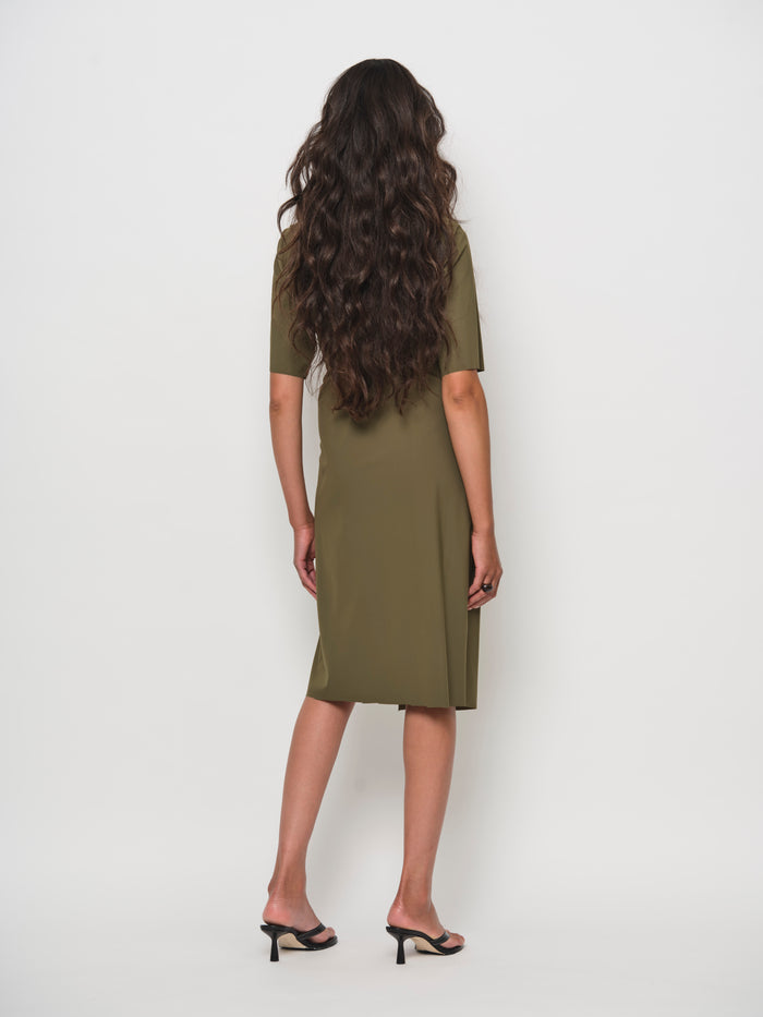 Side Tie Wrap Dress