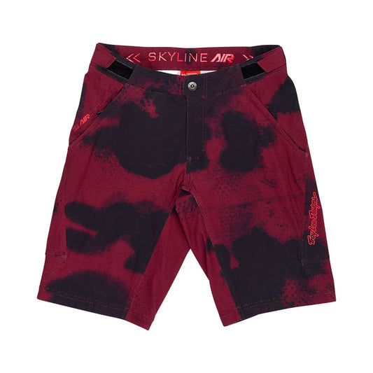 Skyline Air Short W/Liner Flared Oxblood