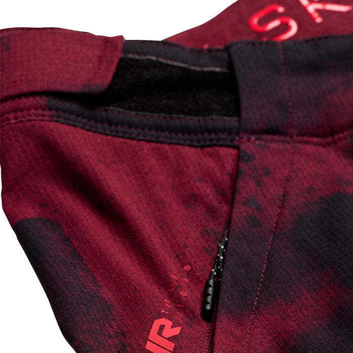 Skyline Air Short W/Liner Flared Oxblood