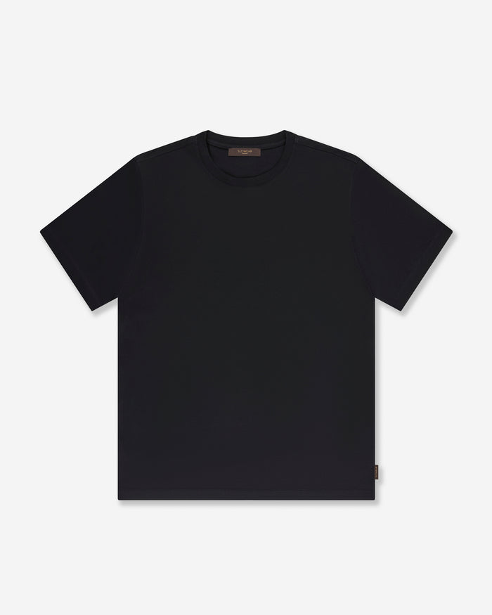 Slim fit cotton and silk jersey T-shirt